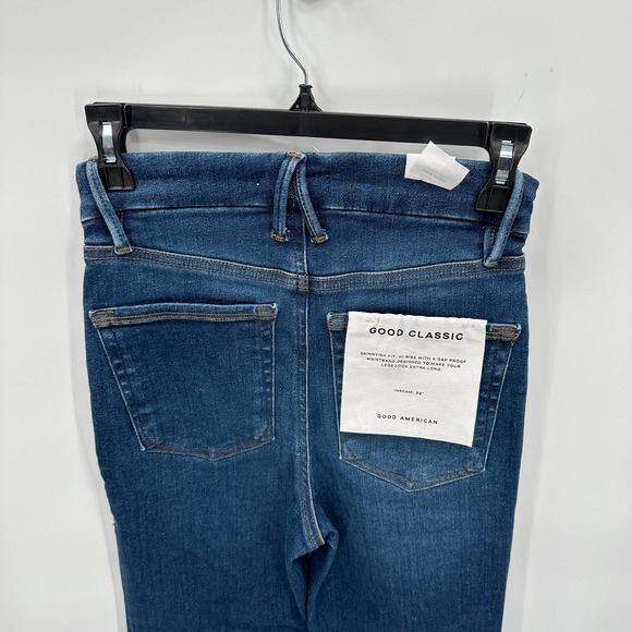 GOOD AMERICAN NWT ALWAYS FITS GOOD CLASSIC in Blue822 // Sz 00-4 - Picture 8 of 12
